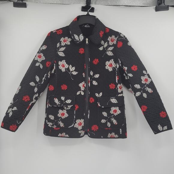 Braetan quilted reversible black sweater/jacket size M - Picture 1 of 7